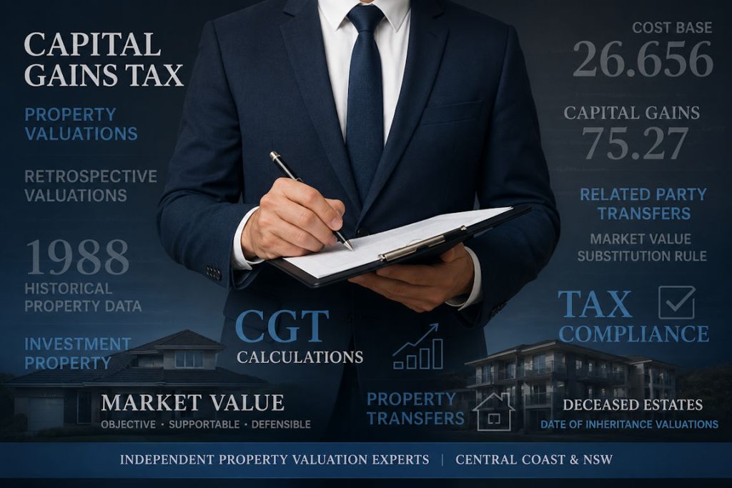 Capital Gains Tax Valuations Central Coast News Post