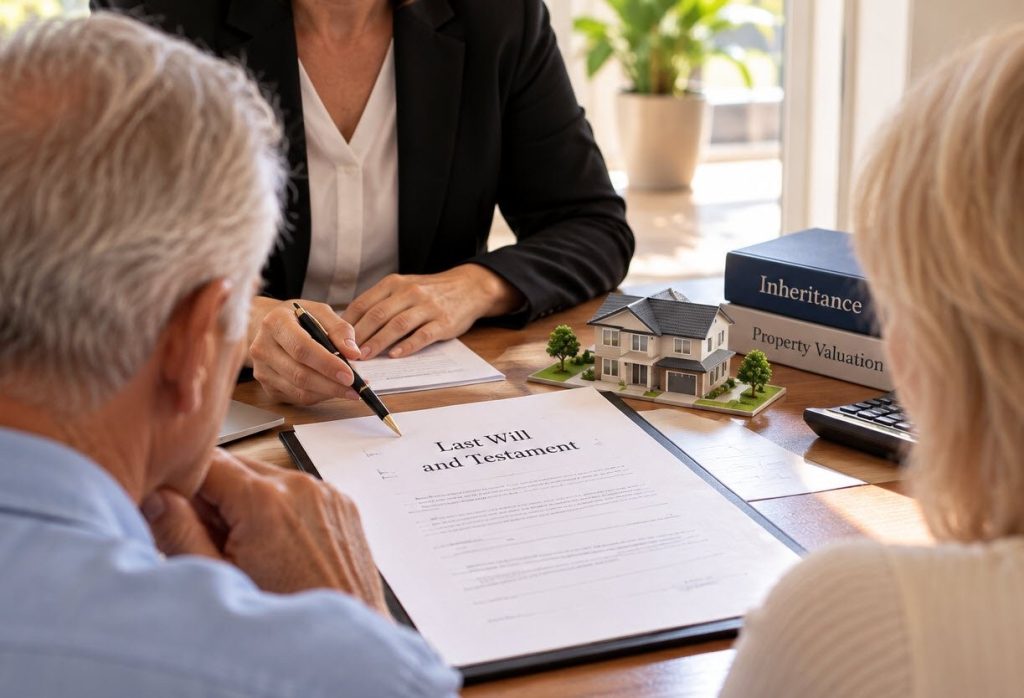 Inherited residential property requiring a property valuation